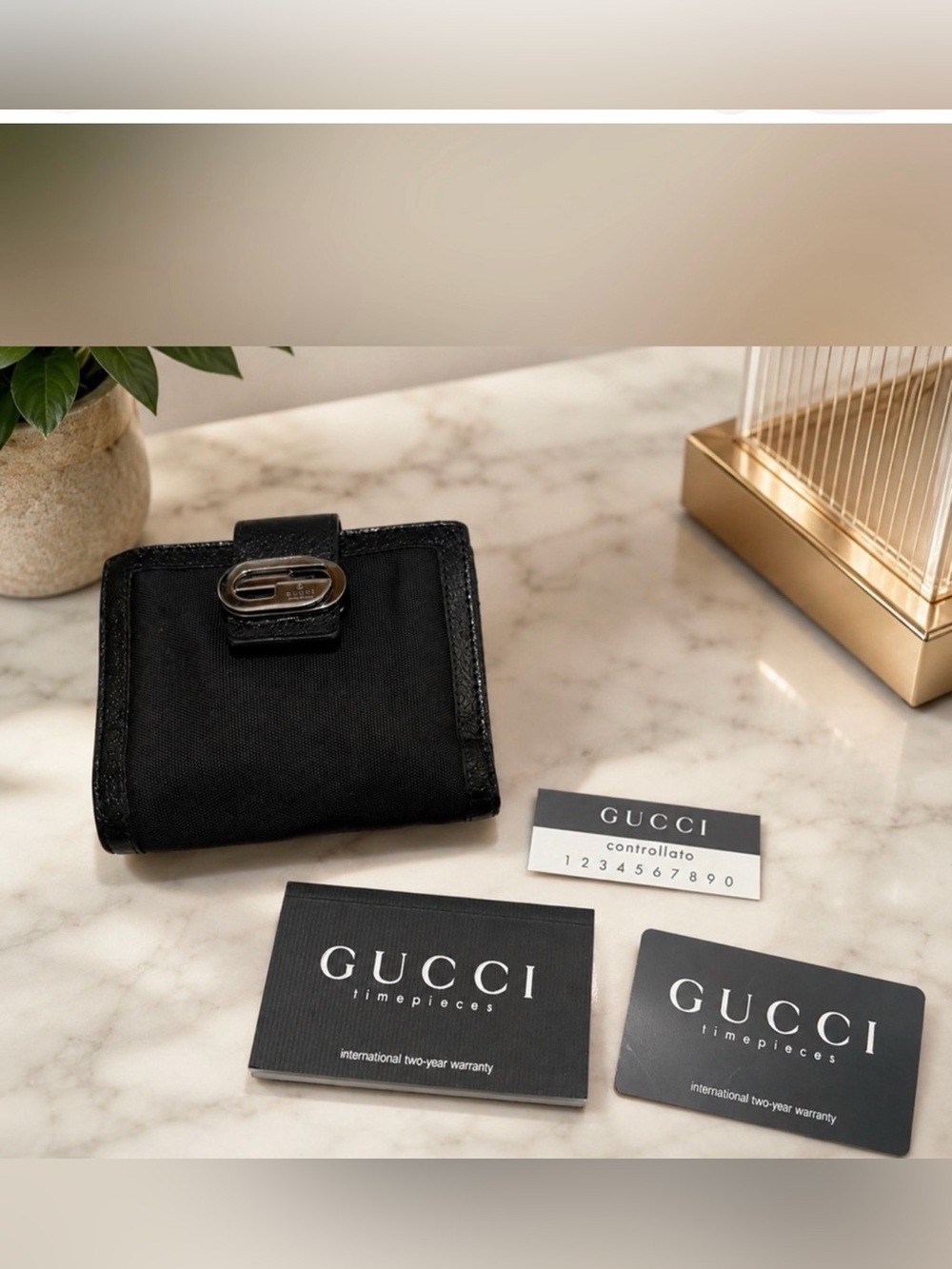 Gucci Black Messenger Bag with Gucci Wallet and Gucci Box!! - Picture 3 of 14